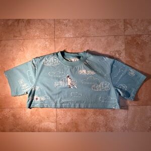 Nike Air Jordan Women’s Artist Series by Parker Duncan Cropped T-Shirt